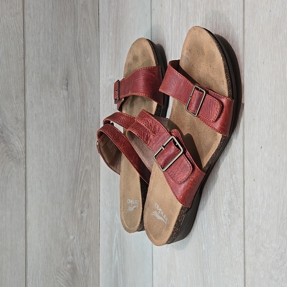 Dansko Women Leather Sandals Shoes Sz 39/8.5-9 - Picture 1 of 13